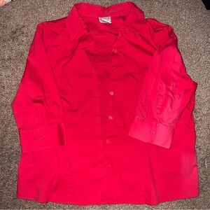 George Vibrant Red Stretch Shirt